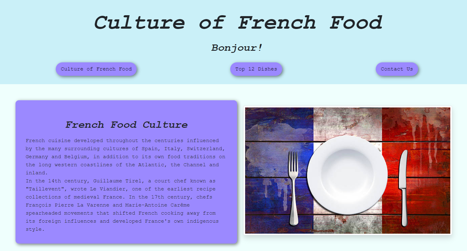 French food culture